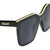 Quay Australia Level Up Black Smoke Polarised Temple