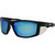 Mangrove Jacks Cadiz Matte Black Ice Blue Polarised Angle