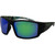 Mangrove Jacks Tromso Matte Black Green Polarised Angle