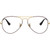 Ray-Ban Glasses Aviator RX6489 Black Arista Front