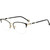 Carolina Herrera Glasses CH 0033 Gold Black Angle