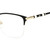 Carolina Herrera Glasses CH 0033 Gold Black Temple