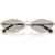 Miu Miu MU56ZS Pale Gold Light Grey Front Folded