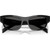 Prada PRB09S Black Dark Grey Front Folded