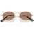 Ray-Ban Oval RB3547 Arista Light Violet Front Folded