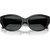 Versace VE4459D Black Dark Grey Front Folded