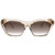 Valley Eyewear Piaf Champagne Gold Metal Brown Front