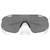Oakley Cybr Dyno White Clear Black Photochromic Front Black Lens