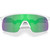 Oakley Youth Resistor Matte White Prizm Jade Front Folded