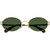Swarovski SK7033 Gold Dark Green Front Folded