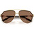 Dolce & Gabbana DG3215 Gold Dark Brown Front Folded