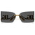 Dolce & Gabbana DG2319 Gold Dark Grey Front Folded