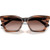 Emporio Armani EA4250U Striped Brown Brown Gradient Front Folded