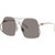 Miu Miu MUA55S Silver Dark Grey Angle