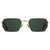 David Beckham DB 1174/S Matte Gold Havana Green Front