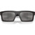 Prada Linea Rossa PSA07S Matte Black Silver Mirror Front Folded