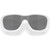 Oakley De La Salle Pearl White Prizm Black Front Folded
