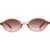 Reality Eyewear The Bessette Dusty Rose Light Brown Front