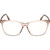 Tom Ford Glasses FT5762-B Shiny Light Brown Blue Light Front