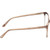 Tom Ford Glasses FT5762-B Shiny Light Brown Blue Light Temple