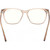Tom Ford Glasses FT5762-B Shiny Light Brown Blue Light Inner Frame