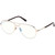 Tom Ford Glasses FT5829-B Rose Gold Clear Blue LIght Angle