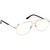 Tom Ford Glasses FT5829-B Rose Gold Clear Blue LIght Angle