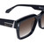 Valley Eyewear Roosevelt Black Brown Gradient Temple