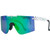 Pit Viper Original Wide Bio Clear Blue Green Polarised Angle