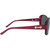 JS Eyewear 5725 Burgundy Smoke Polarised Temple