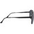 JS Eyewear 2841 Matte Black Smoke Polarised Temple