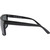 JS Eyewear 6501 Matte Black Smoke Polarised Temple