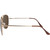 JS Eyewear 3502 Gold Brown Polarised Temple
