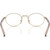 Prada Glasses PRB55V Pale Gold Inner Frame