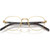 Prada Glasses PRB53V Gold Clear Front Folded