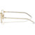 Prada Glasses PRB53V Pale Gold Clear Temple