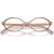 Miu Miu Glasses 01XV Transparent Mauve Clear Front Folded