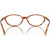 Miu Miu Glasses MU09XV Light Havana Clear Inner Frame