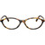 Miu Miu Glasses MU09XVF Honey Havana Clear Front