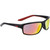 Nike Rabid 22 Matte Black Red Mirror Angle