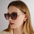Fiorelli Leia Dark Tort Nougat Brown Gradient Lifestyle