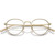 Oliver Peoples Glasses Kesner OV1350T Soft Gold Clear Front Folded