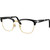 Persol Glasses PO3375V Black Gold Clear Angle