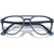 Persol Glasses PO3160V Transparent Denim Clear Front Folded