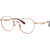 Coach Glasses HC5175 Shiny Rose Gold Clear Angle