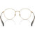 Coach Glasses HC5175 Light Gold Black Clear Inner Frame