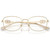 Coach Glasses HC5183 Shiny Light Gold Clear Front Folded
