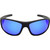 Mangrove Jacks Two Toes Matte Black Ice Blue Polarised Front