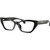 Versace Glasses VE3373U Black Clear Angle
