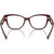Versace Glasses VE3347 Solid Red Clear Inner Frame